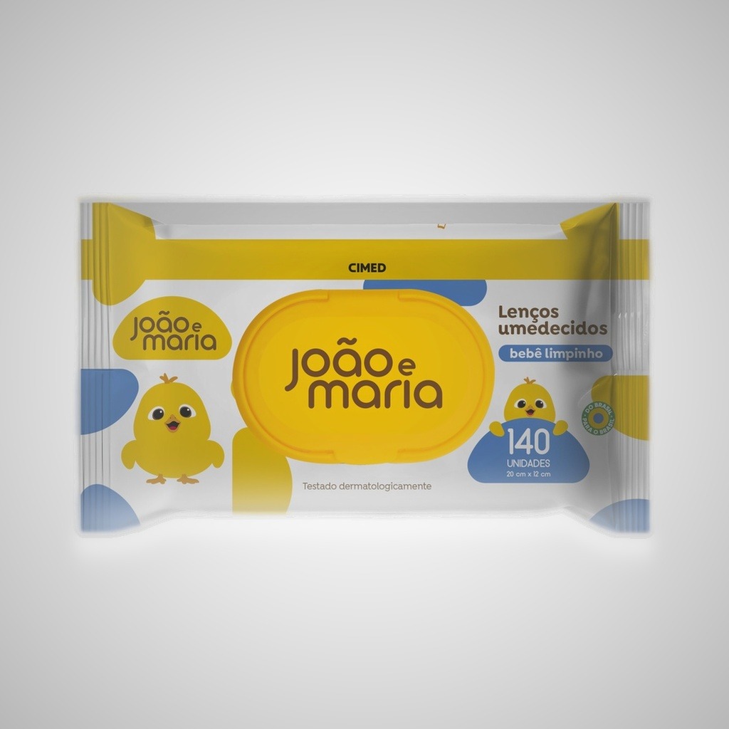 Lenços Umedecidos Bebê Limpinho – João e Maria